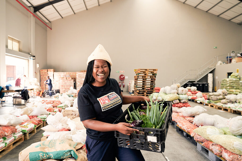 Sandwich and grocery distribution with a smile